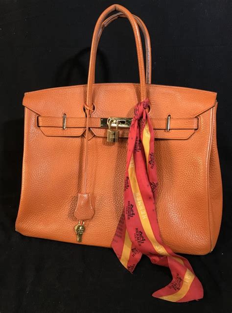 authentic Hermes bag logo